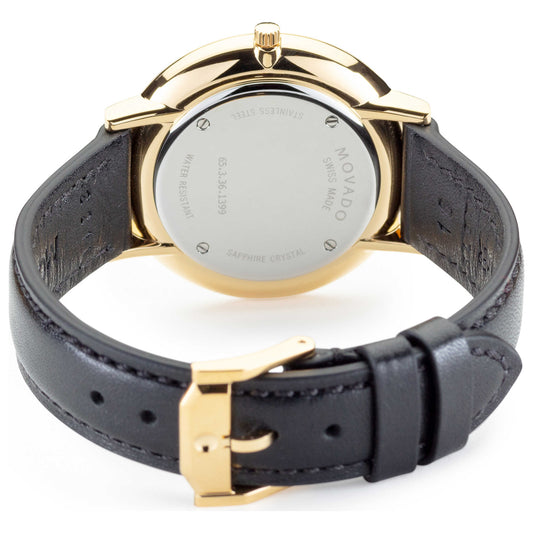 Back view of Movado Ultra Slim Women's Quartz Watch 0607091