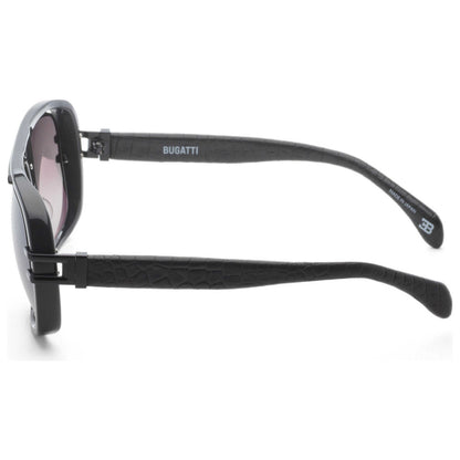 Left view of Bugatti Men's Sunglasses 07-GRY-BK