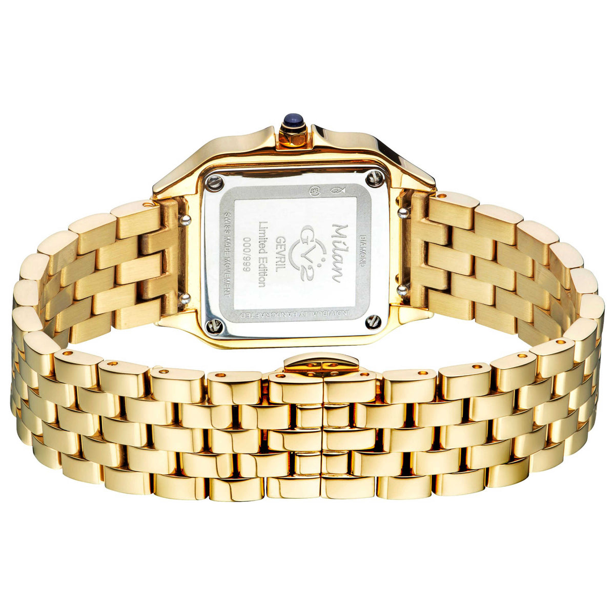 GV2 by Gevril Milan Diamond Women's Quartz Watch 12112B - Image #2