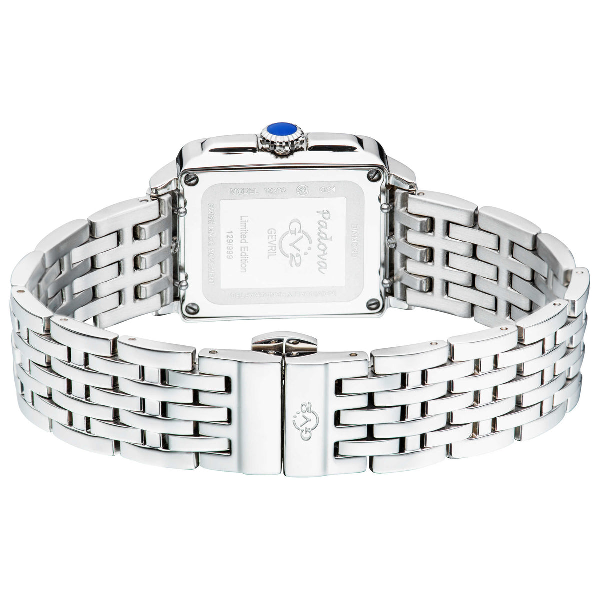 GV2 by Gevril Padova Diamond Women's Quartz Watch 12308B - Image #2