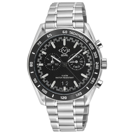 Front view of GV2 by Gevril Freccia Men's Quartz Watch 42901B