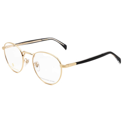 Front view of David Beckham Men's Eyeglasses DB1127-RHL-51