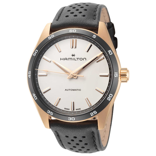 Front view of Hamilton Jazzmaster Performer Men's Automatic Watch H36225770