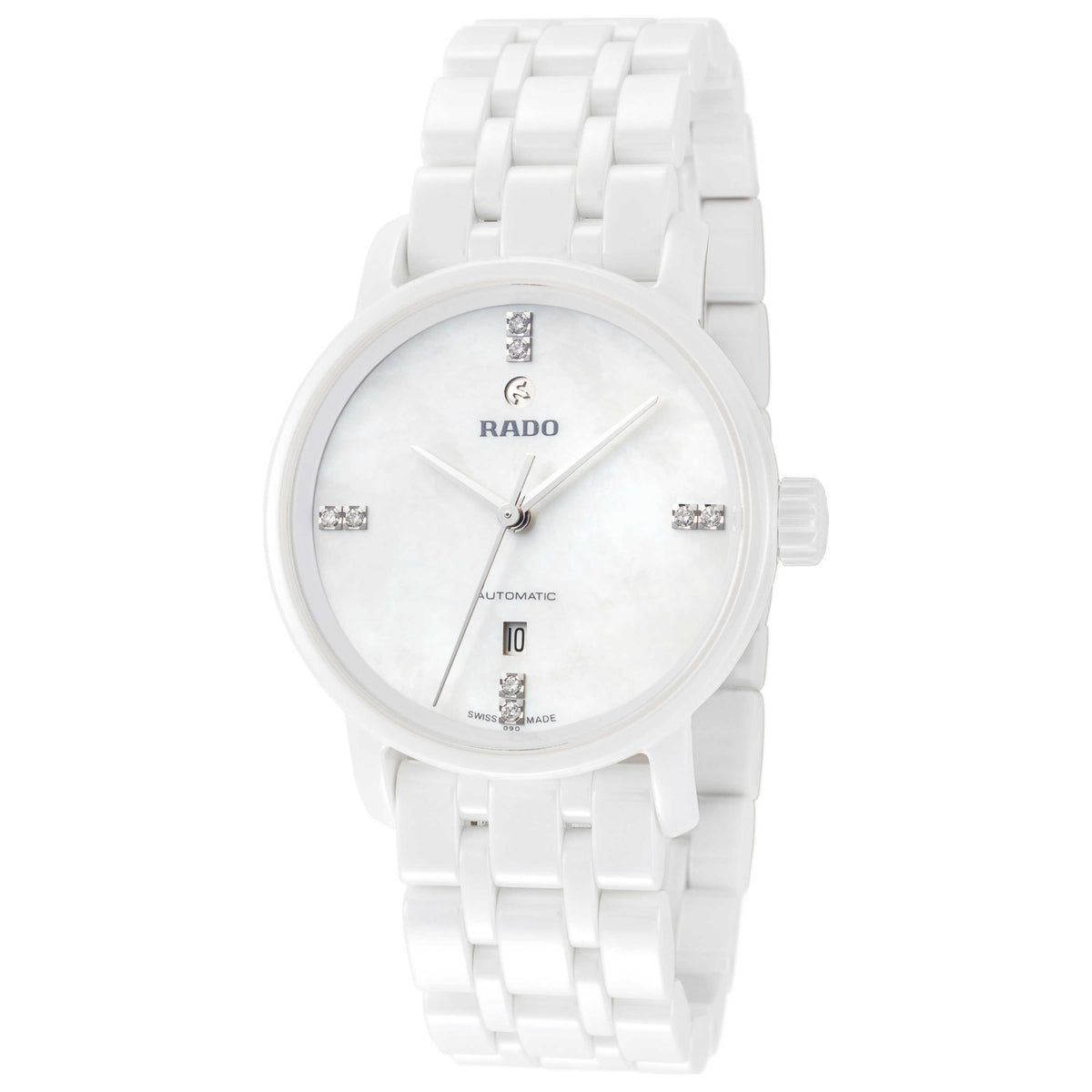 Front view of Rado DiaMaster Women's Automatic Watch R14044907