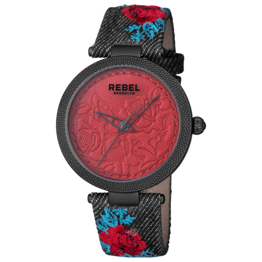 Front view of Rebel Carroll Gardens Women's Quartz Watch RB112-6181