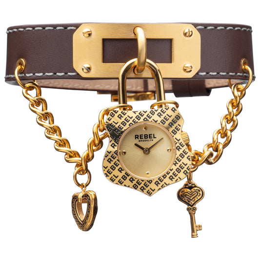Front view of Rebel Seagate Women's Quartz Watch RB114-9191