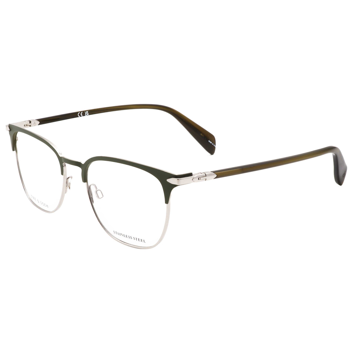 Front view of Rag & Bone Men's Eyeglasses RNB7057-G-SIF-53