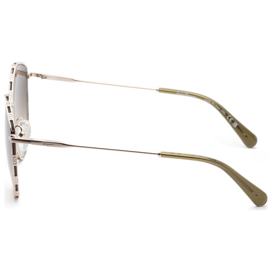Left view of Ferragamo Women's Sunglasses SF264S-709