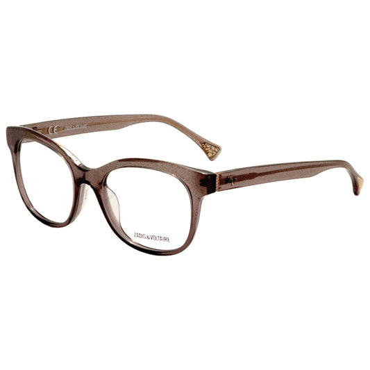 Front view of Zadig & Voltaire Unisex Eyeglasses VZV013500AGS